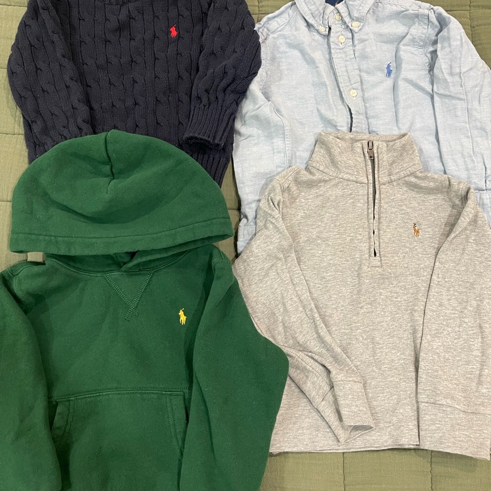 Polo Ralph Lauren Men's Gray Zip-Up Sweater